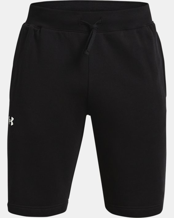 Shorts UA Rival Fleece da uomo, Black, pdpMainDesktop image number 4